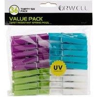 Orwell Value Spring Pegs 36pk