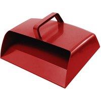 Universal Textiles Plastic Hooded Dustpan Red