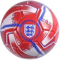 England FA Turbine Print Football in Dark Red | Size: 1