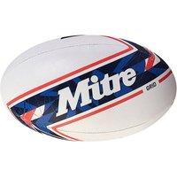 Mitre Grid Training Rugby Ball in White