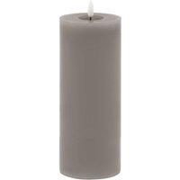 Hill Interiors Luxe Collection Melting Electric Candle 15cm x 8cm x 8cm in Grey | Size: 15 cm x 8 cm x 8 cm