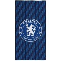 Chelsea FC Geometric Beach Towel in Blue