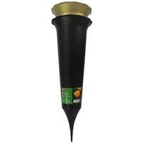 Ambassador Plain Grave Vase Spike in Black