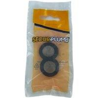 Securplumb Gauze Filter Washer Pack of 2 in Black