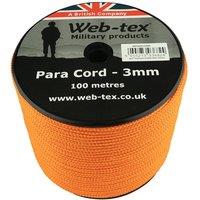 Web-Tex Reel Paracord in Orange