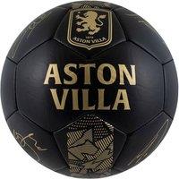 Aston Villa FC Gold Phantom Signature Training Football in Black