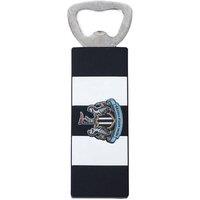 Newcastle United FC PVC Crest Magnetic Bottle Opener in Black