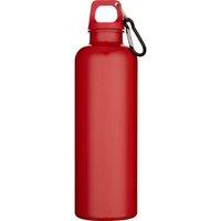 Floso Oregon Plastic Carabiner Clip 750ml Water Bottle in Red