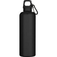 Floso Oregon Plastic Carabiner Clip 750ml Water Bottle in Black