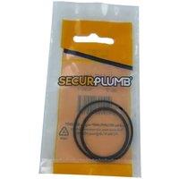 Securplumb O-Rings Pack of 2 in Black