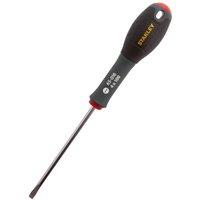 Stanley Fatmax Flat Head Screwdriver 125mm x 5.5mm in Black