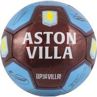 Aston Villa FC Signature Football in Mid Blue