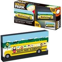 South Park School Bus Letterbox Light Up Canvas in Yellow