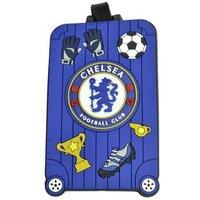 Chelsea FC Crest Luggage Tag in Bright Blue