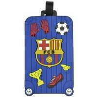FC Barcelona Crest Luggage Tag in Bright Blue