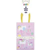 Eurowrap Unicorn Party Bag (Pack of 6) in Lavender