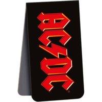 AC/DC Logo Magnetic Bookmark in Black