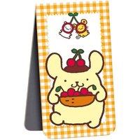 Hello Kitty Pompompurin Cherry Magnetic Bookmark in Bright Yellow