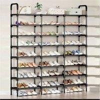 Nordara 8-Tier Metal Shoe Storage Organizer in Black