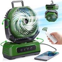 Nordara Portable Camping Fan in Green