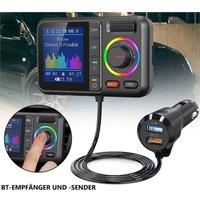 Nordara Car Bluetooth FM Transmitter Music MP3 Player Handsfree Call USB in Black