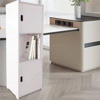 Nordara Waterproof Bathroom Storage Cabinet Free Standing Organizer Unit White | Size: W900mm x H650mm