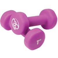 Fitness Mad Dumbell Set Pack of 2 in Purple | Size: 1