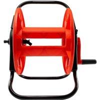 Nordara Orange 60m Hose Reel Cart Wall Mountable with Folding Handles | Size: 2.5kg