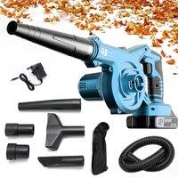 VOGREX 48V 2-in-1 Cordless Leaf Blower Vacuum 1 Battery in Blue