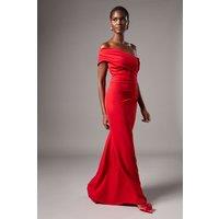 Coast Women's Scuba Maxi Dress in Red | Size: 14