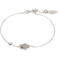 Latelita Women's Hamsa Hand Bracelet in Silver