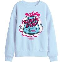 Netflix Kpop Demon Hunters Saja Boys Soda Pop Kids Sweatshirt, Light Blue | Size: 7-8 Years