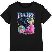 Netflix Kpop Demon Hunters Saja Boys Baby Homage Kids T-Shirt, Black | Size: 12-13 Years