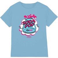 Netflix Kpop Demon Hunters Saja Boys Soda Pop Kids T-Shirt, Light Blue | Size: 5-6 Years