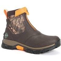 Muck Boots Men's 'Apex Mid Zip' Wellington Boots in Dark Brown | Size: 7