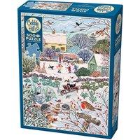 Cheatwell Games Cobble Hill Winter Holidays 500 Piece Puzzle