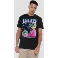 Netflix Kpop Demon Hunters Saja Boys Baby Homage T-Shirt, Black | Size: 2XL