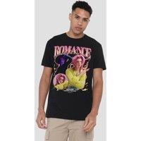 Netflix Kpop Demon Hunters Saja Boys Romance Homage T-Shirt, Black | Size: 5XL