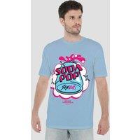 Netflix Kpop Demon Hunters Saja Boys Soda Pop T-Shirt, Light Blue | Size: Small
