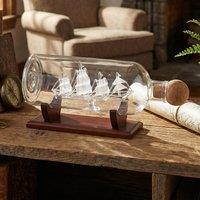 Mixology Vinology Ship in a Bottle Decanter in Clear
