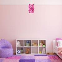 ValueLights Pink Ceiling Pendant Droplets Shade
