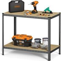 VonHaus Heavy Duty Workbench for garage in Grey