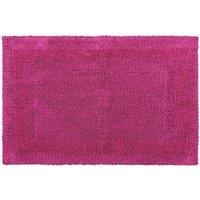 Homescapes Luxury Extra Large Bath Mat Reversible 1600GSM 100% Cotton, 70 x 120cm in Raspberry | Size: 70 x 120 cm