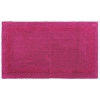 Homescapes Luxury Bath Mat Reversible 100% Cotton 1600GSM, 50 x 80cm, Extra Soft in Raspberry | Size: 50 x 80 cm