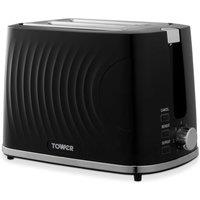 Tower 2-Slice Toaster, Sonar, 900W, T20090BLK, Textured Black | Size: A