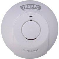 Hi-Spec Hssa/Pe/Ff10 Fast Fix Interconnectable Mains Smoke Detector 10 Year in White