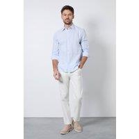 Burton Men's Off White Slim Fit Jeans in Off-White | Size: 32R