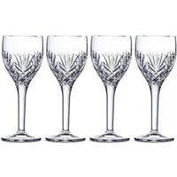 Fiskars Royal Doulton Highgate Set of 4 Crystal White Wine Glass - Clear