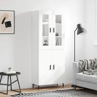 Berkfield Home Highboard White 69.5x34x180 cm Engineered Wood
