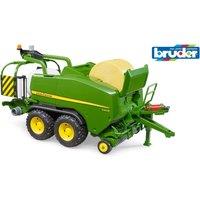 Bruder 1:16 John Deere wrapping chamber baler C441R in Green | Size: 1 Pack